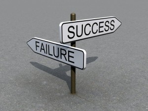 Sign-Success-Failure-Direction-Business